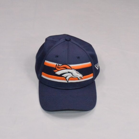 Denver Broncos Hat Cap Mens Large/XLarge Navy Blue New Era 39Thirty Baseball Hat - Picture 1 of 5